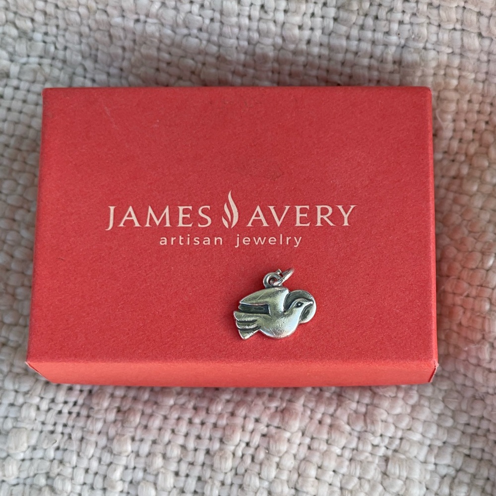 Retired James Avery Holy Spirit Dove in Flight charm